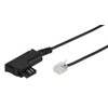 Vivanco DSL Splitter Connection Cable (TAE-F Male - RJ 12