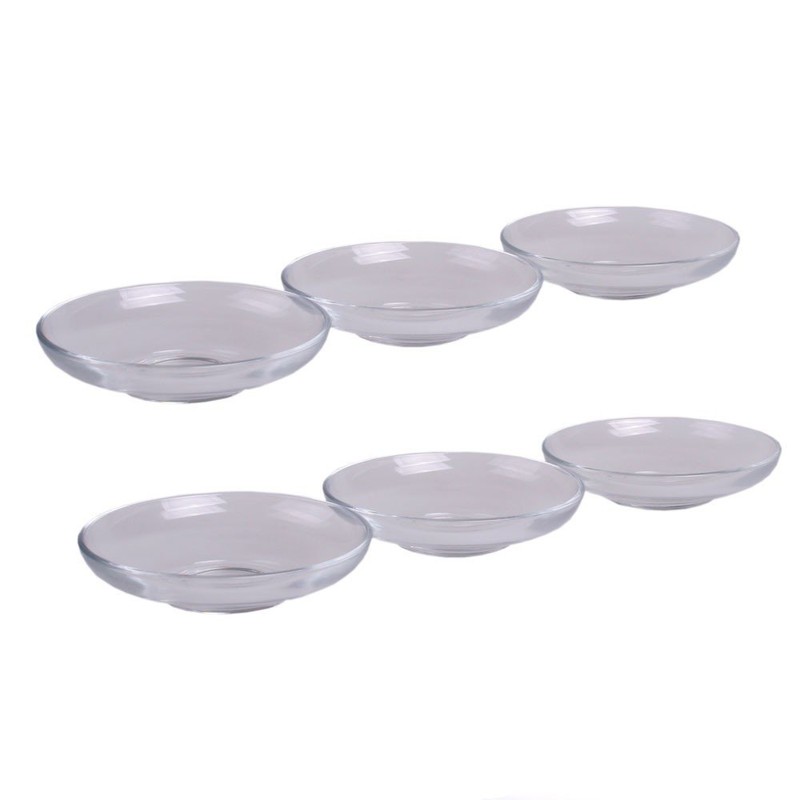 Turkish Tea Glass Saucers (6 Pcs) Pasabahce Brand