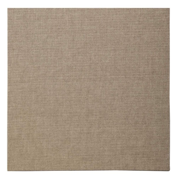 Clairefontaine - Ref 34149C - Natural Canvas Board - 40 x 40cm Sized, 3mm Thick, 75% Cotton & 25% Polyester - Transparent Coating for Oil & Acrylic Painting