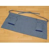 Astro Gardening Apron, Short Length, Navy x Stripe, Saron, Waist