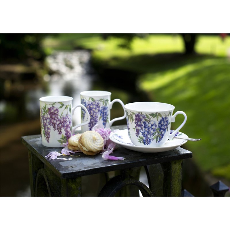 Roy Kirkham Wysteria Breakfast Cup and Saucer