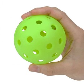 Outdoor Green Pickleball Ball (1pc) for Kids' Camping Play Camping Activities 4ea