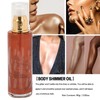 80g Shimmering Body Oil Long Lasting Moisturizing Highlight Body Luminizer