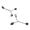 LED Headlight Converters Harness Front Left and Right Compatible with
