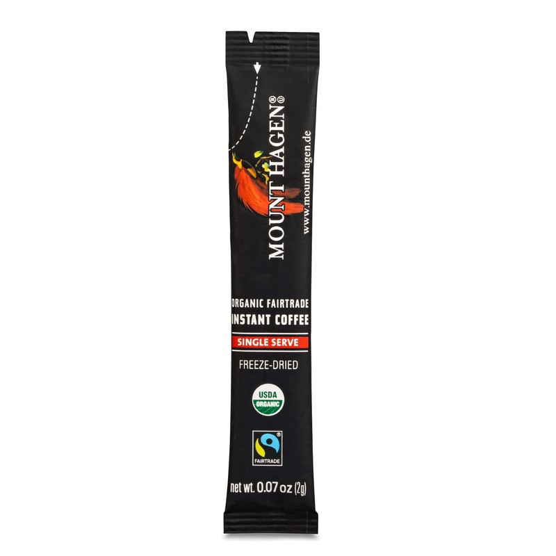 Mount Hagen 250 Count Single Serve Instant Coffee Packets -