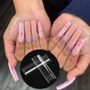 KOXXIAMOQ 240 Pcs Square Nail Tips, Clear Extra Long No