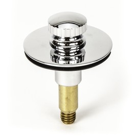 Universal Lift n Lock (Push Pull) Bath Tub/Bathtub Drain Stopper Includes 3/8" and 5/16" Fittings