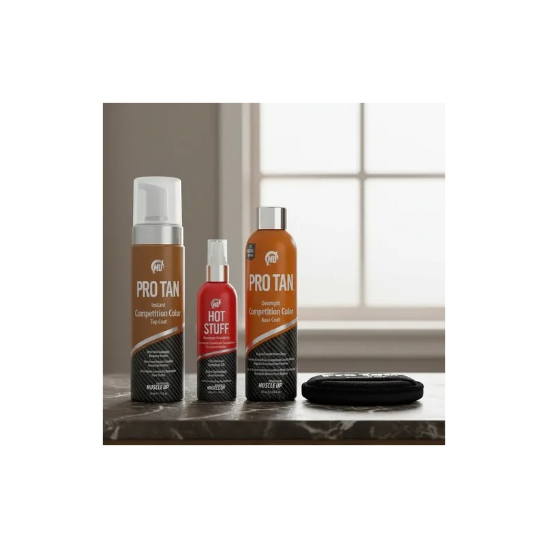 Pro Tan Overnight Muse Bronceador Top Coat Hot Stuff Kit