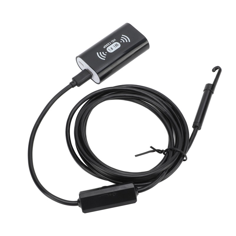 8mm Wifi Industrial Endoscope Inspection Camera 1200P HD Lens IP68
