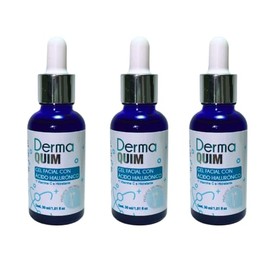 DERMAQUIM - Potente Anti Edad con Ácido Hialurónico, Colágeno, Vitamina C, Vitamina E, Sábila, Elastina y Alantoina - Facial 90ml, Previene y Reduce Arrugas, Líneas de Expresión y Manchas.
