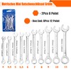 HaoTrade 10 Piece Ratchet Wrench Set, 4-11 mm Combination Spanner
