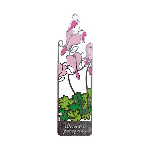 Stained-Glass Style Bookmark [SD] ( Dicentra peregrina )