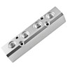 LDEXIN 4 Way Pneumatic Manifold Air Distribution Block, Compressed Air