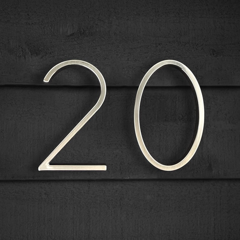 Hasware Floating House Number Sign, 12 cm, Modern Door Numbers,