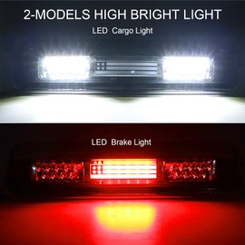 LED Third 3rd Brake Light for 04-08 Ford F150, 07-10 Explorer, 06-08 Lincoln Mark Rear Cargo Lamp High Mount Stop light
