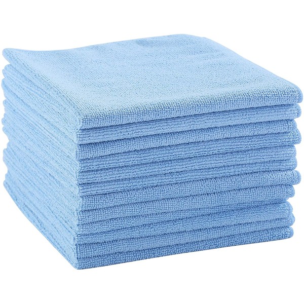 DRI Professional Extra-Thick Microfiber Cleaning Cloth 12 Pack Blue