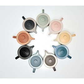 Ritzenhoff & Breker Jasper Jug, Stoneware, 1.4 Litres, Teapot/Coffee Pot in Modern Trendy Colour, Matte Glaze & Soft Touch Feel, Mint