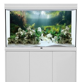 MIRRORANG 91 x 41 cm Underwater Aquarium Background Seagrass Water Plant Background River Bed & Lake Aquarium Background Vinyl Background