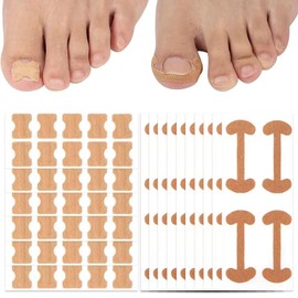 HOBKEY 140 Pieces Ingrown Toenail Stickers Correction Patches for Toenails Elastic Patch for Ingrown Toenails