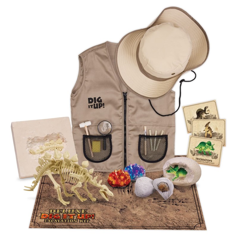 MindWare Dig It Up! Deluxe Dinosaur Excavation Kit - Ages