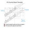 ICU Nursing Notebook - large print patient template notebook, quick