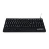 WetKeys "Rugged-Point Industrial-Grade Heavy-Duty Full-Size Washable Keyboard with Track-Pointer and