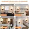 slywise Peel and Stick Wall Sconces Battery Operated: Wireless Adhesive