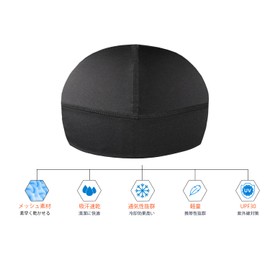 Empirelion Sweat Absorbent, Quick Drying, Helmet Inner Beanie / Cap, All Seasons, For Biking, Work, Sports, Cycling, Sweat Protection