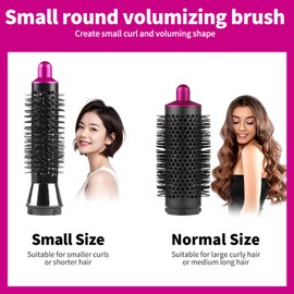 Small Round Volumizing Brush Fuchias