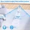 Portable Foldable Oscillating Travel Fan - 8.6" Battery Powered