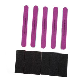 Healvian 11pcs Manicure Set Professional Coarse Grit Nail Files Fingernails Toenails Nail Accessory Kit