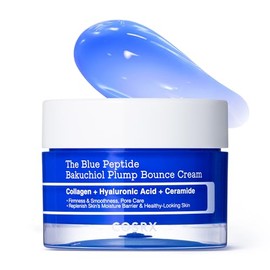 COSRX Crema Bakuchiol con péptido de cobre azul, GHK-Cu, 5 péptidos crema antienvejecimiento para cara y cuerpo, hidratante ligera para hidratación y elasticidad de la piel, cuidado de la piel coreano