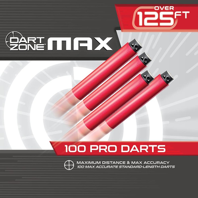 Dart Zone Max Standard-Length Pro Foam Darts – 100ct