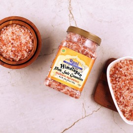 Rani Himalayan Pink Salt Granules (84 Essential Trace Minerals) 64oz (4lbs) 1.81kg PET Jar ~ All Natural | Vegan | Gluten Friendly | NON-GMO | Kosher | Indian Origin