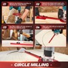 Upgraded Saker Router Milling Groove Bracket|Router Woodworking Tools|Cabinet Hardware Jig|Universal