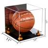 Better Display Cases Acrylic Full Size Basketball Display Case with