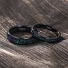 TRUMIUM Wedding Bands For Men Women 6mm Tungsten Ring Green