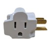Hug-A-Plug Dual Outlet Wall Adapter, 6 Pack White