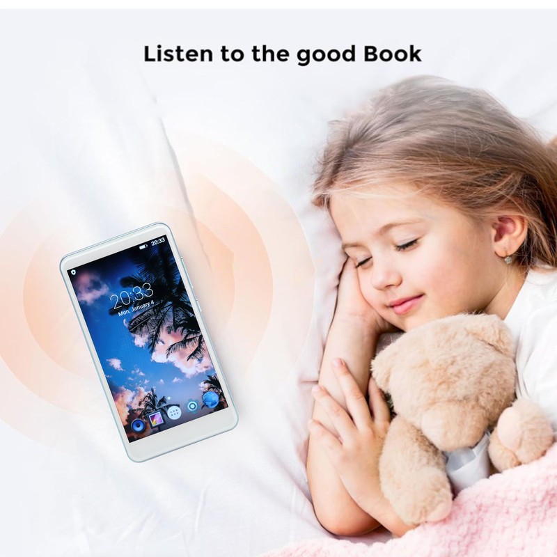 5in MP4 Player 1080P Fast Wireless Upload Aluminum Alloy Touch