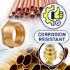 Brass Reducer Pipe Connector with External and Internal Thread 1