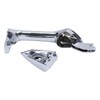 MOTOKU Front Left Chrome Exterior Door Handle with Keyhole for