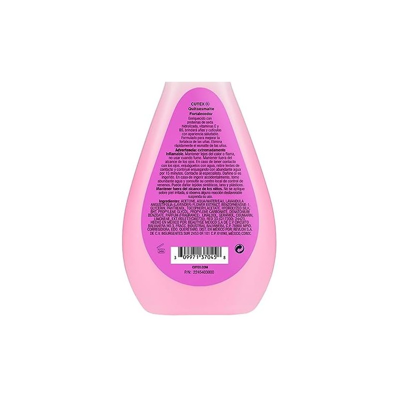 Cutex Quitaesmalte fortalecedor 200ml