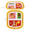 Zawadi Global Cocomelon 3 Section Reusable Childrens Kids Toddlers Divided