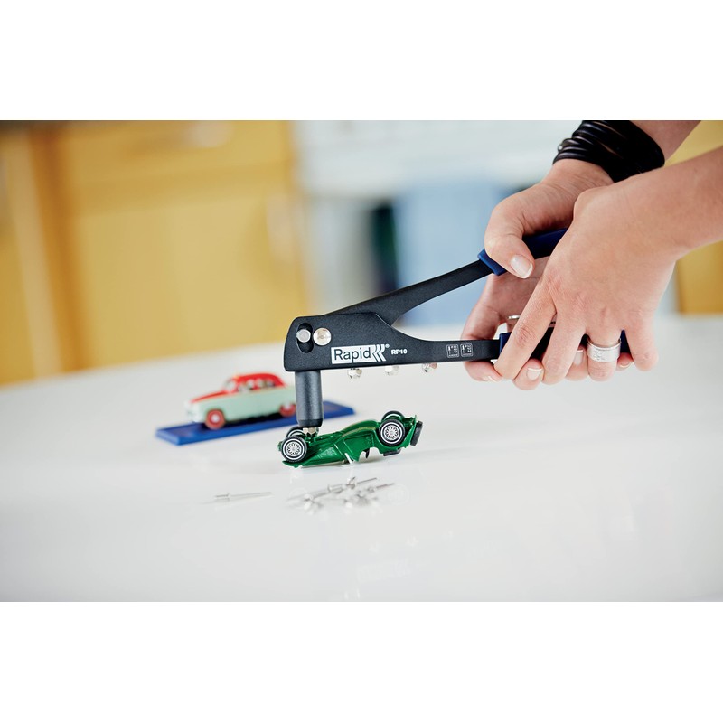 RAPID RP10 Hand Riveter Starter Kit with 100 Rivets, Riveting