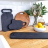 Nordic Teak Charcoal Teak Wood Charcuterie/Cu