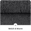 OLANLY Chenille Bath Mat, Non-Slip Bathroom Rug, Soft Bath Mat,