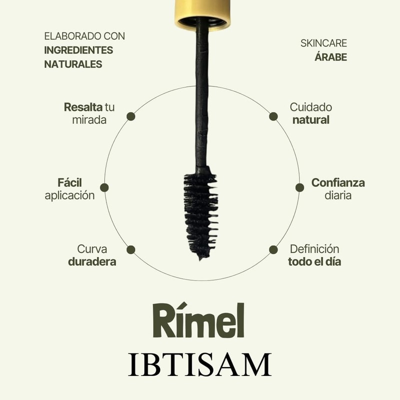 Rímel de Kejel Natural Árabe IBTISAM
