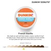 Dunkin' French Vanilla Flavored Coffee, 22 Keurig K-Cup Pods
