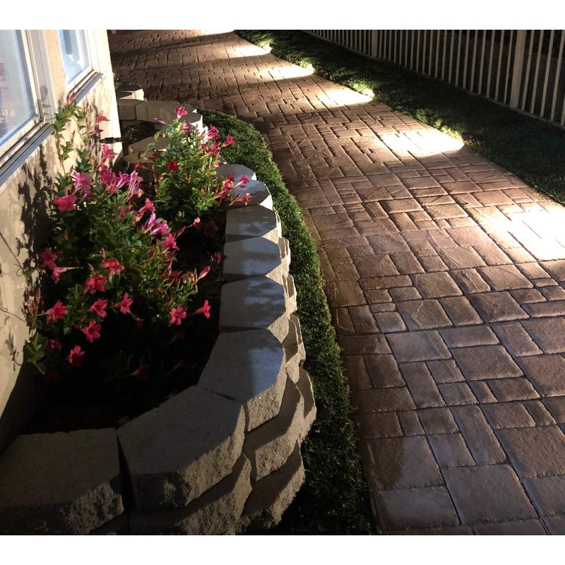 Concrete walkway path maker - 8 Uneven Rectangular Grids (16"x16"x1.55")