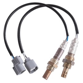 ROLLATOO 2Pcs Oxygen O2 Sensor 234-4125 234-9005 Air Fuel Ratio Upstream Downstream 02 Sensors Compatible with Honda CR-V EX LX 2.4L 2002 2003 2004 15575 13706 36531PZAA01 36531-PPA-305